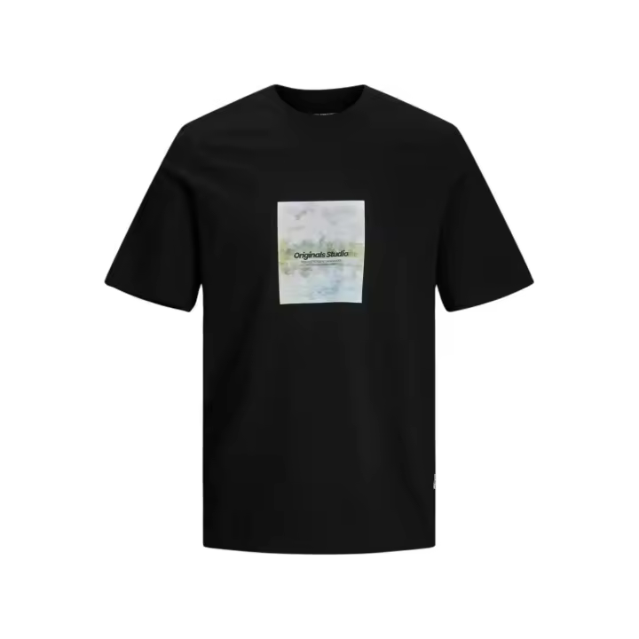 JORVESTERBRO NEWTON BOXFRONT TEE SS BF Black - 1