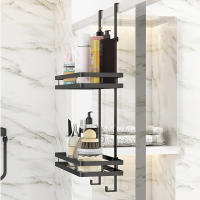 Caddy De Ducha De Acero Inoxidable Organizador De Baño Estante De Almacenamiento Para Shampoo Soporte De Repisa Colgante Sin Clavos Para El Baño - details 6