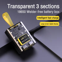 Caja De Carga Rápida 18650 Con Luz Nocturna Para DIY Power Bank Estuche Para Batería De Potencia Con Luz De Noche Para Carga Rápida - details 1