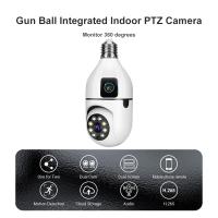 Cámara De Seguridad Inteligente YOOSEE Dual Screen 2MP WIFI Con Lente Doble Visión Nocturna Color Bombilla E27 Para Interior - details 1