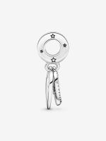 Pandora - Charm Colgante de Gatos y Corazones-Plata de - details 2