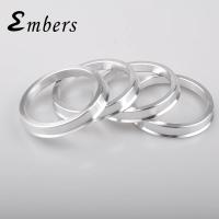 4PCS Anillo Central De Rueda De Aleación De Aluminio Para Coche Bore 74.1-54.1 74.1-56.1 74.1-56.6 74.1-63.3 74.1-64.1 74.1-66.6 74.1-67.1 - details 2