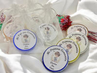 Lote de 10 bálsamos labiales con espejo para detalles de invitados de comunión niño - Regalos para invitados de comunion perfecto para celebraciones de comunión, envoltorio y regalos festivos. - details 1