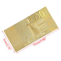 Set De 7 PCS De Notas De Banco De Euro Con Película De Oro 24K Decoración Colección Regalo Creativo Impermeable - details 4