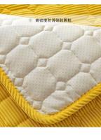 Cubierta De Sofá Universal De Peluche Gruesa Antideslizante Para Sala De Estar Decorativa Tela De Silla De Piso De Poliéster 100% Estilo Sólido - details 12
