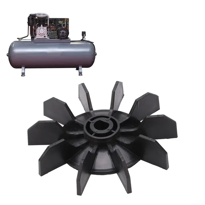 Hoja De Compresor De Aire Tipo D Reemplazo De Hoja De Ventilador 0.5 ID 10 Impulsores Diametro Exterior De 5.3 Pulgadas - 1