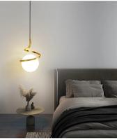 Lámpara Colgante Nórdica LED Para Dormitorio Y Sala De Estar Iluminación Interior Decorativa Para Mesa De Comedor Y Hogar - details 9