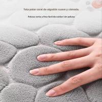 Alfombra De Baño Antideslizante 3D Piel De Cobblestone Absorbente Alfombrilla De Puerta Para Piso Máquina Lavable Secado Rápido Moderno Estilo - details 2