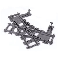 MOC City Juego De Construcción DIY Con Cruce De Ferrocarril Riel Recto Y Curvo Flexible Bloques De Construcción Creativos Para Adultos Y Niños - details 2
