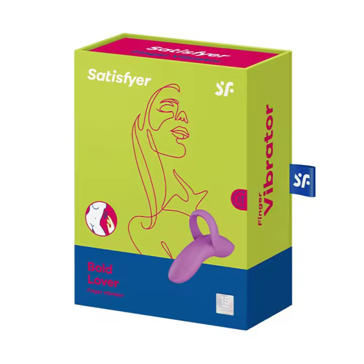 SATISFYER MODELO BOLD LOVER DEDAL VIBRADOR COLOR MORADO Juguetes Sexuales Sexshop Mujer - 1