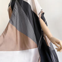 Pañuelo De Seda Premium Para Mujer Estampado De Paisley Verano Delgado Chiffon Scarf Muslim Transversal De Seda 2024 Nuevo - details 10