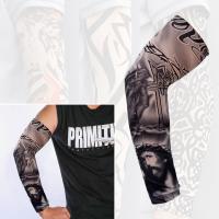1Pcs Protección Solar Para Braza Deporte Al Aire Libre Fundas De Brazo Floral Para Verano Refrescantes Y Con Diseño De Tatuaje Cubierta UV Para Baloncesto Unisex - details 7
