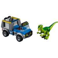 Conjunto De Bloques De Construcción Jurassic World Velociraptor Rescue Camión Regalo De Cumpleaños Para Niños Juguetes Educativos ABS Compatible Con Lego - details 0