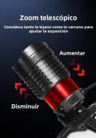 Linterna Frontal LED Potente 200000LM Torcha De Pesca Con Luz De Advertencia Lámpara De Cabeza De Longitud De Rayo Para Aventuras Al Aire Libre - details 6