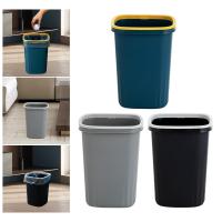 Recipiente De Basura Grande Con Almacenamiento Cesta Decorativa Minimalista Para Dormitorio Toilette Estudio Cocina Hogar - details 3