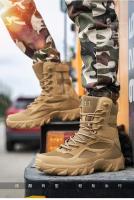Botas De Desierto Para Hombre Antideslizantes Tácticas Impermeables Con Plataforma Botines De Motorbike Talla Grande Hasta 48 - details 15