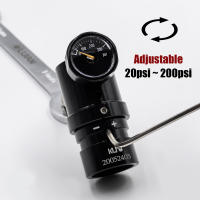 Régulador Micro MR Gen 2 Con Manómetro De Presión Baja HPA Ajustable 300psi Acero Inoxidable Y Aleación De Cobre Para Paintball - details 5