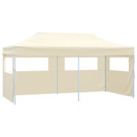 vidaXL Carpa Plegable Profesional con 4 Paredes Acero 3x6m Tienda Color Antracita,  Azul,  Blanco y mas - details 3