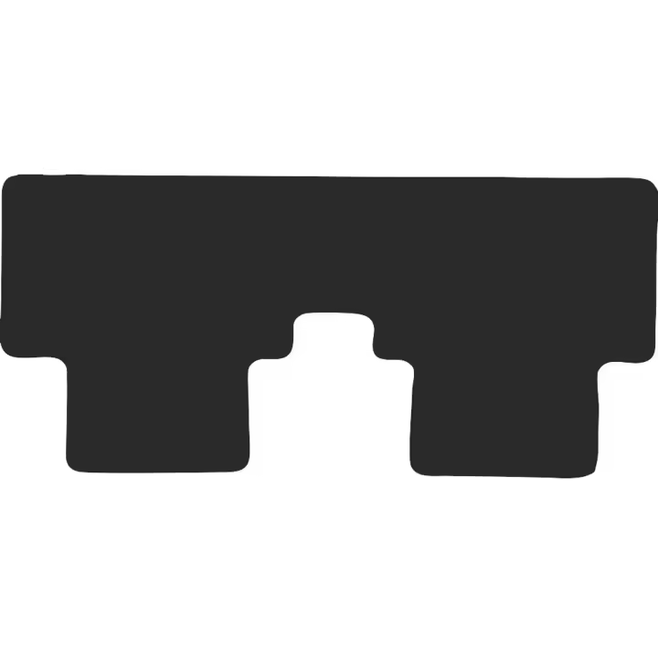 Alfombrillas traseras para: Mercedes A W168 hatchback 1997-2005 - 1