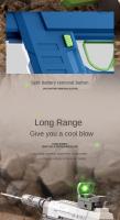 Pistola De Agua Eléctrica UZI Para Niños Juguete De Tres Funciones Integradas Con Luz Como Una Scorpion Juego De Agua Al Aire Libre Regalo Para Niños Hombres - details 11
