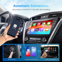 Adaptador 2en1 Inalámbrico Carplay Para Coche Android Auto Dongle Inteligente 2024 5G WIFI Compatible Con Volvo Benz Audi Kia Hyundai VW Mazda Cadillac - details 8