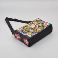 Bolso Bandolera De Nylon Para Mujer Con Bordados De Flores Capacidad Grande Estilo De Lujo Bolsos De Hombro Para Viajes - details 8