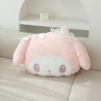Cojín De Espalda Encantador De Fresa My Melody Para Coche Sofá Cama Cubierta De Cinturón De Mano Suave Y Cómoda Decoración Del Hogar Estilo Japonés - details 8