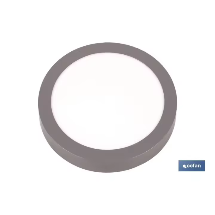 Cofan Downlight Gris Redondo Superficie 20W 1480 Lúmenes - 1