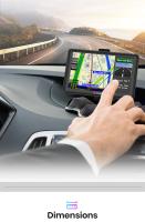 Junsun GPS D100 con pantalla táctil de 7 pulgadas dispositivo de navegación con pantalla táctil de 256M + 8G FM indicaciones de voz nuevo mapa de Europa actualización gratuita para camiones - details 8