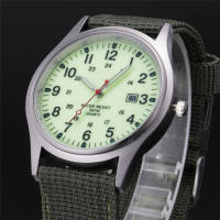 Reloj De Cuarzo Para Hombre Negro Con Correa De Nylon Militar Deportiva Moda Cuadro De Numeros Arábigos Clavija De Hebilla - details 7