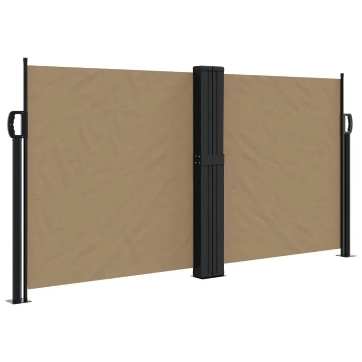Toldo lateral retrácthil gris taupe 120x1200 cm - 1