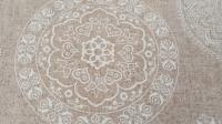 Texna Tela Loneta Estampada por metros Modelo Mandala Beige o Gris ancho 280 cmts - details 2