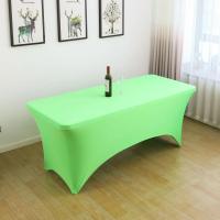 Enagua De Mesa Elástica Para Boda Fiesta Cumpleaños Decoración De Mesa Al Aire Libre Barra De Cócteles Telas De Tule Impermeables De Poliéster/Celulosa - details 15