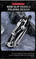 Cuchillo Mecánico Pulido Alta Dureza Fresa Fruta Acero Inoxidable Plegable Portátil Para Camping Y Uso Doméstico - details 5
