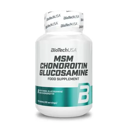 Protector articular MSM + CHONDROITIN + GLUCOSAMINE Biotech USA - 1