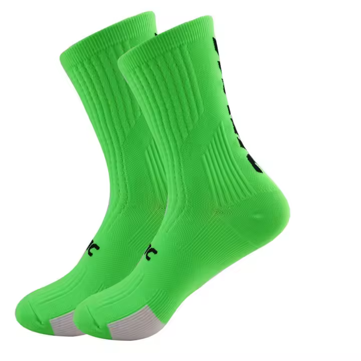Pareja De Calcetines De Deporte De Color Sólido 2024 Para Fútbol Ciclismo Baloncesto Y Yoga Calcetines De Altura Rodilla Alta Material De Nylon Unisex - 1