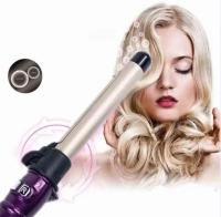 Rizador de Cabello de Iones Negativos - Varita Voluminizadora para Rizo Exuberantes y Flequillo, 32mm/25mm, Diseño Ergonómico, Solo para Cabello Seco, Enchufe Tipo-C, Acabado Metálico Brillante, Rizador Automático - details 1