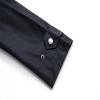 Abrigo De Trench Para Mujer Con Capucha Y Mangas Largas De Color Sólido Estilo Británico Elegante Con Rayas Y Chaqueta Recta Impermeable Para Todas Las Estaciones - details 33