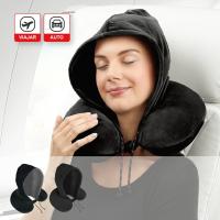 Almohada de Viaje en Forma de U con Capucha – Almohada de Cuello Multifuncional, Compacta y Ligera, Ideal para Usar en Coche, Tren o Avión,Color Aleatorio,Enviado al Azar - details 4