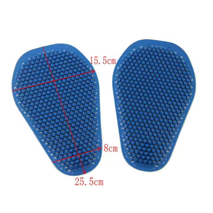 Protección De Motocicleta Con Inserciones CE Equipamiento De Seguridad Rodilla Y Cadera Protector De Pantalones De Moto Pads De Gel Silicíaco (2 X Pads De Rodilla + 2 X Pads De Cadera) - 1
