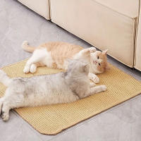 Alfombra De Rasguño Para Gatos Naturales De Sisal Protectora Para Sofás Y Carpetas Matriz Horizontal De Rasguño Para Piso - details 4