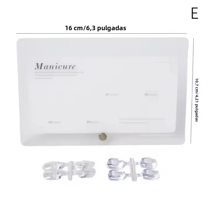 1Pcs Irregular Acrílico Art De Uñas Falsas Tablero De Exhibición Transparente Estante Para Mostrar Gel De Uñas Y Manicura - 1