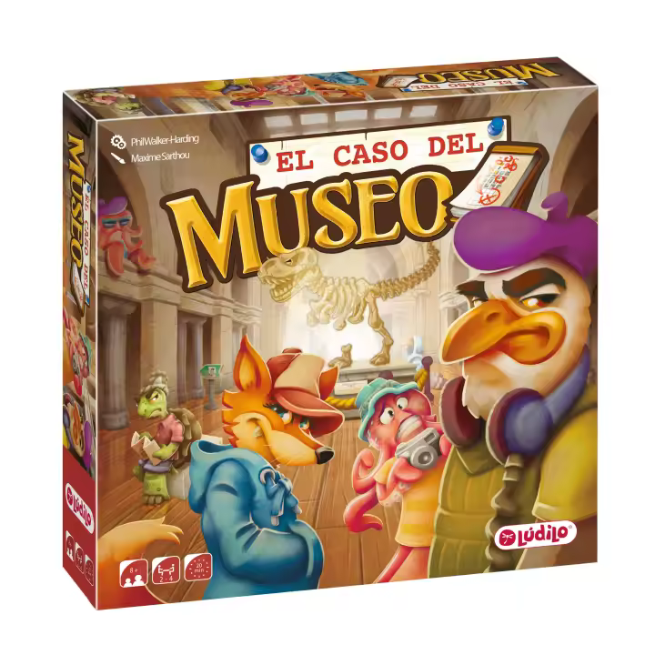 Ludilo - El Caso En El Museo  Juegos De Mesa Juegos Educativos - 1