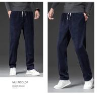 Pantalones Casuales De Corduroy Para Hombre Corte Recto Moda Negocios Verano Otoño Ajuste Regular Ropa Maleza - details 15