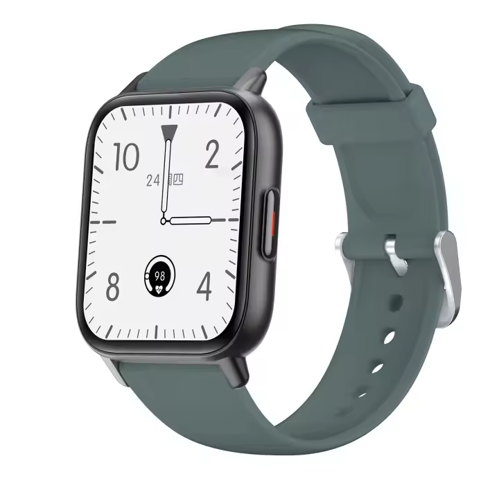 DAM. Smartwatch QS16 con termómetro corporal, medición de tensión y O2. 24 modos deportivos, notificaciones de apps. 4,8x1x3,8cm - 1
