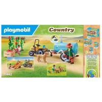 Tractor con cisterna Playmobil (71442) con cosecha y figuras de animales de granja Country - details 2