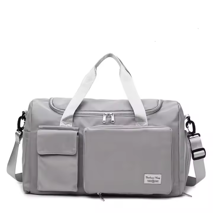 Bolsa de gimnasio deportiva con compartimento húmedo para zapatos, deportes, natación, yoga, senderismo y camping para mujeres - 1