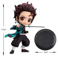 Figura De Anime Demon Slayer 13-15cm Nezuko Tanjirou Zenitsu Inosuke Kyoujurou Giyuu Qposket PVC Juguete Modelo Para Niños Regalo - details 3