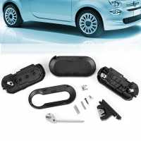 Ociodual Carcasa Llave de Mando 3 Botones Compatible con Fiat 500 Punto Panda Doblò Fiorino Stilo Lancia Citroen Peugeot, Funda Rígida Shell Case Cover - details 3