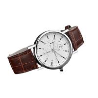 Reloj De Lujo De Cuarzo Con Dial De Cuero Reloj Casual De Pulsera Material De Correa De Cuero Resistente Al Agua Estilo Fashion & Casual - details 6